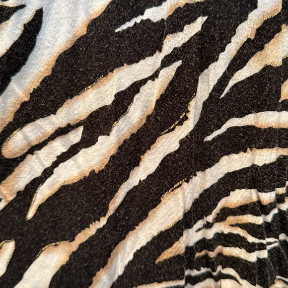 Forever 21 zebra dress/beach, cover-up size large - Picture 2 of 6